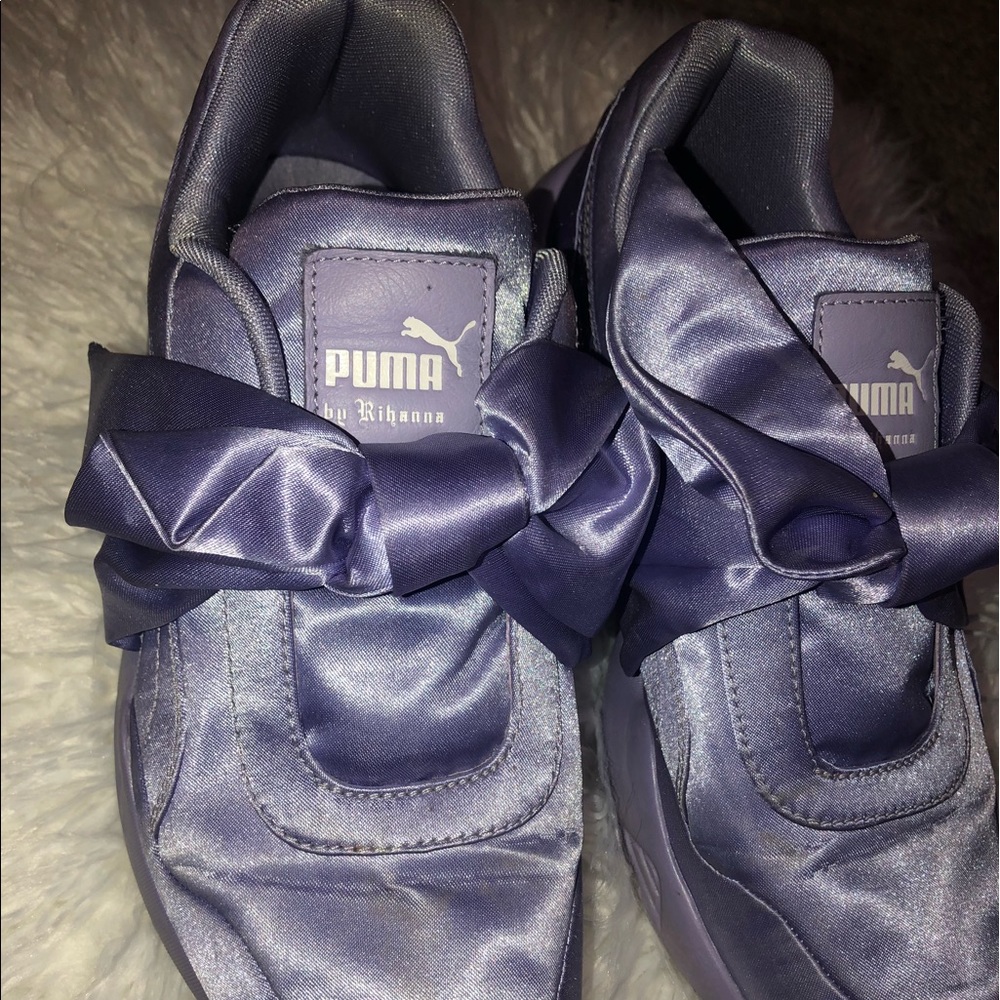 FENTY by Rihanna purple bow sneakers